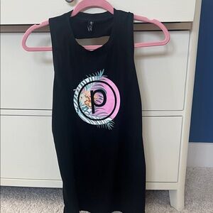 Pure Barre x Onzie tropical cutout tank top small